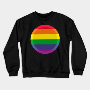 2 layer rainbow circle Crewneck Sweatshirt